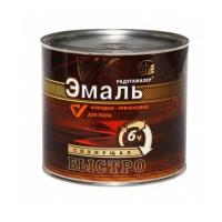 Эмаль для пола алкидно-уретановая быстросохнущая ЖЕЛТО-КОРИЧНЕВАЯ 1,9кг