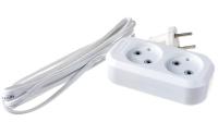 Удлинитель 2х2м без заземл. 6А IP20 У6-011 ШВВП 2х0.75 UNIVersal 9631911 47815