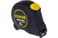 STAYER АutoLock 5м / 25мм рулетка с автостопом