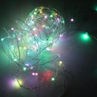 Гирлянда  Нить LDMS120-RGB  120 RGB ярких минисветодиодов 12м  с контроллером уличная 