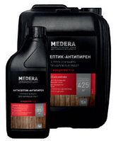 Огнебиозащита MEDERA 140 конц. 1:15, 5л (2 гр. горючести) для наруж. работ янтарного цвета