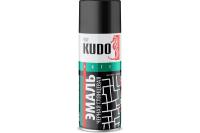 Эмаль-аэрозоль термостойкая черная 520мл Kudo KU-5002