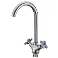 Смеситель для кухни РМС SL115-274F двухвентильный с высоким изливом