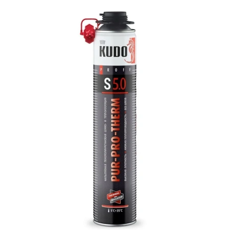 Напыляемая теплоизоляция высокой плотности KUDO PRO 1000мл (950г) (12шт) KUPPTER10S5.0																