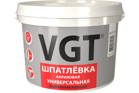 Шпатлевка универсальная для нар/внутр работ 1,7кг  ВГТ