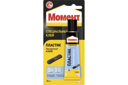 Клей Момент д/пластика прозр. 30мл