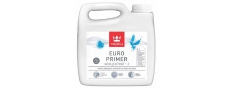 Грунтовка акриловая EURO PRIMER 3л