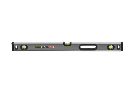 Уровень STAYER BLACKMAX 800мм, коробчатый , усиленный профиль с ручками