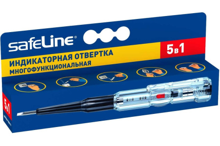 Отвертка-пробник SafeLine многофунк. индикаторная